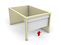 Porte de garage enroulable