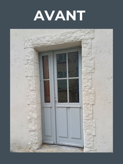 Transformation d'une porte en fenêtre bois sur-mesure !