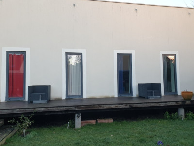 Pose de volets coulissants en aluminium à Dampierre en Yvelines (78)