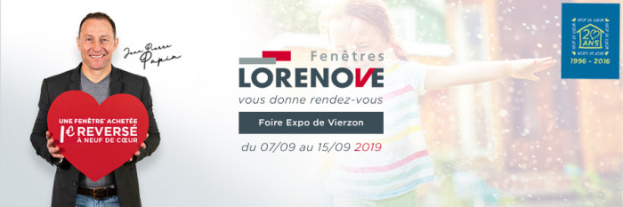 Lorenove sera présent à la Foire de Vierzon