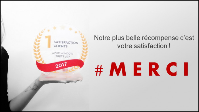 LORENOVE AZUR WINDOW  - concession élue meilleure SATISFACTION CLIENTS 2017