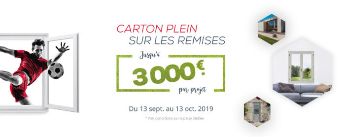 Promo sur vos Fenêtres sur Mesure en PVC, bois, aluminium