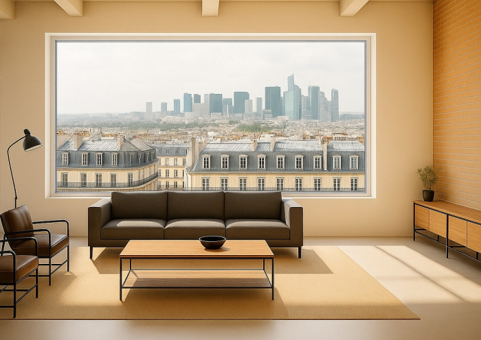 Laissez entrer la lumière avec une fenêtre fixe, sans ouverture