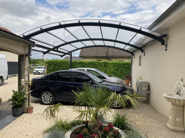 Pose d'un carport en aluminium à Troyes