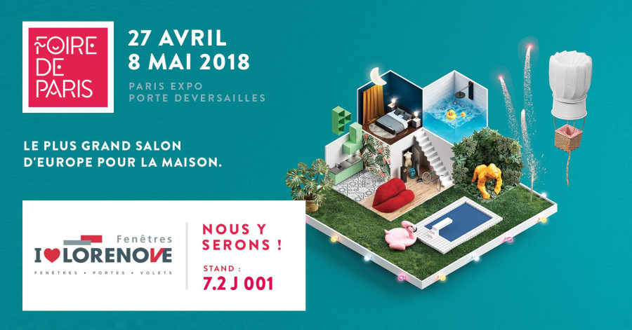 LORENOVE à la Foire de Paris : Plein de nouveautés à découvrir sur le stand  J 01 - Hall 7.2 !