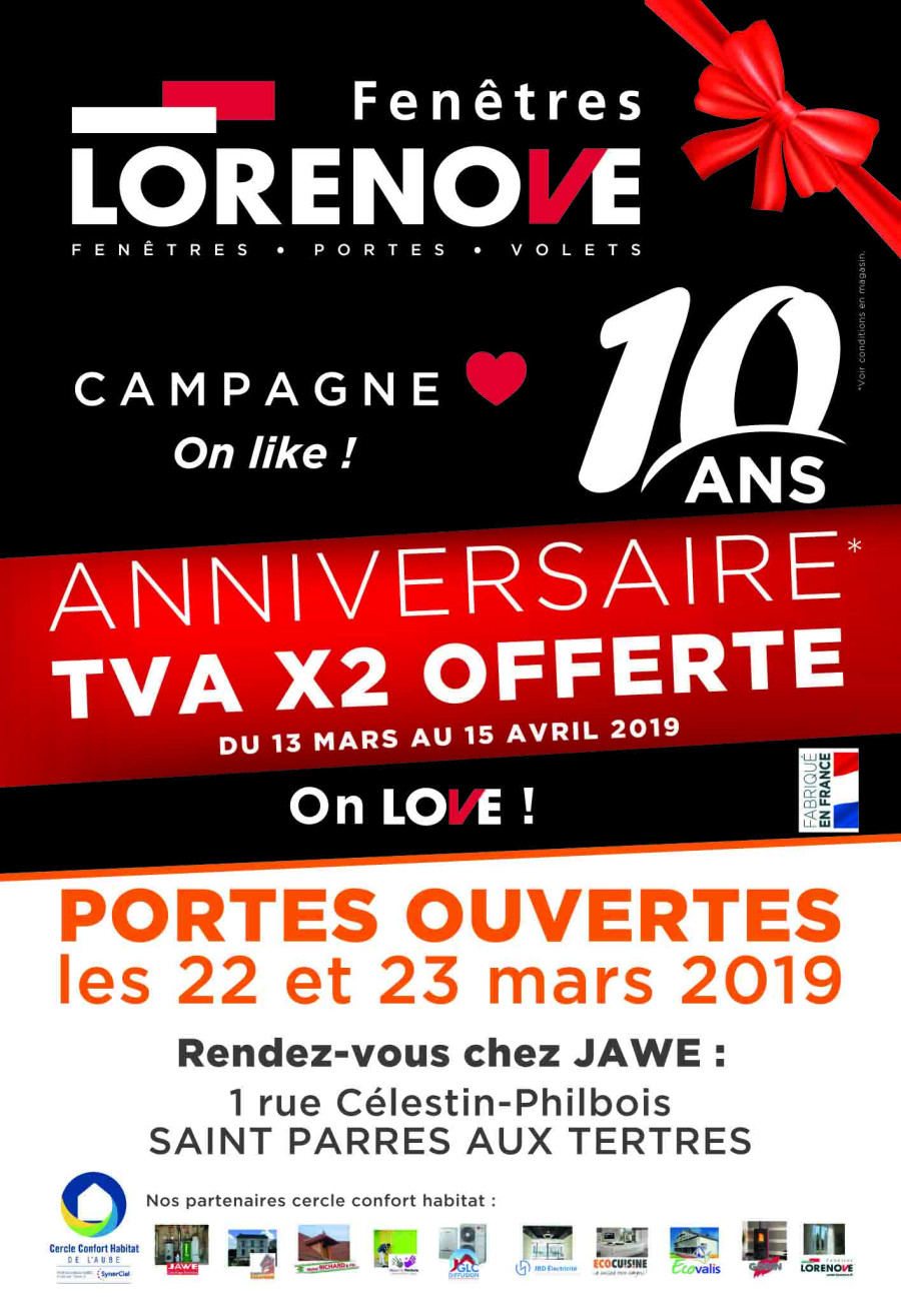 LORENOVE TROYES PORTES OUVERTES 2019 CHEZ JAWE