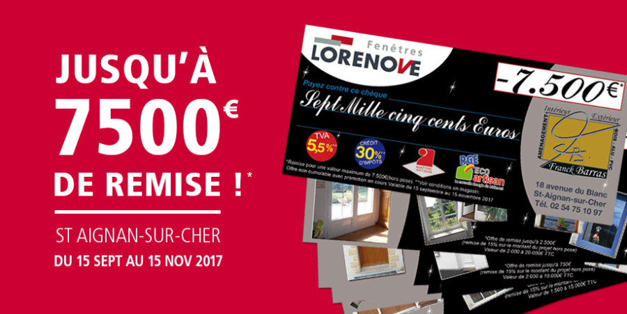 Jusqu'à 7500 € de remise !