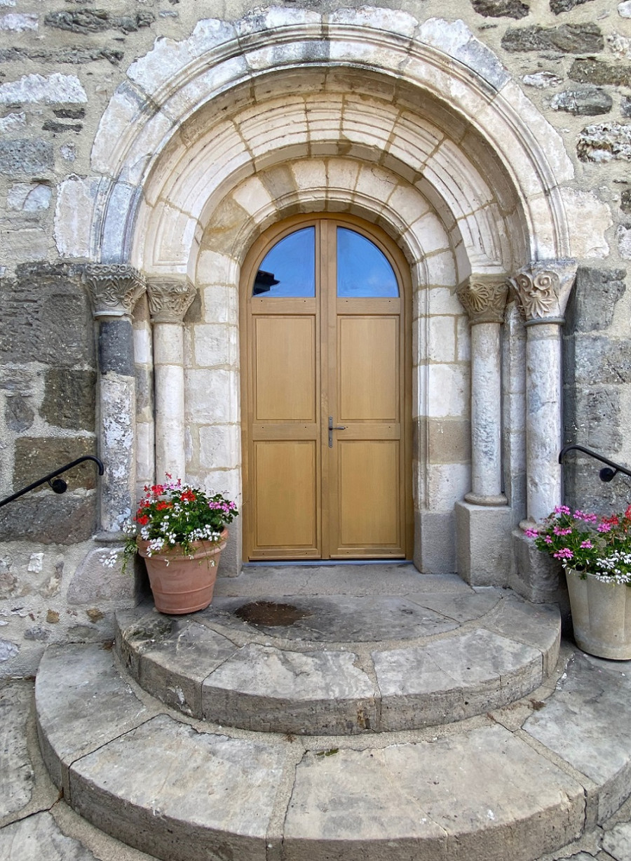 avant-après porte eglise