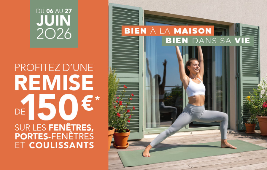Offre Promotionnelle Lorenove - Profitez d'une remise exceptionnelle de 150 € TTC sur votre menuiserie*