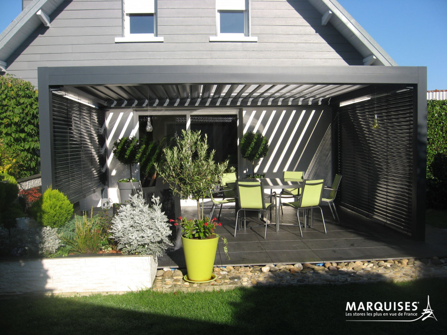 Pergola bioclimatique à Troyes : anticipez le printemps