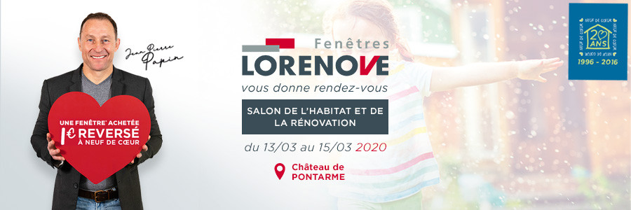 Lorenove vous donne rendez-vous au Salon de l'Habitat de Pontarmé (60)