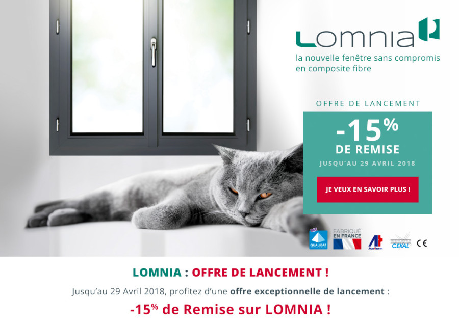 Nouveau : Lomnia, la fenêtre sans compromis en composite fibre