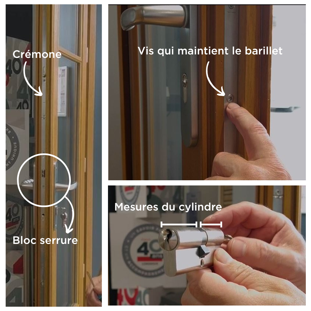 Comment changer un barillet de porte d'entrée ? - Rayon Bricolage