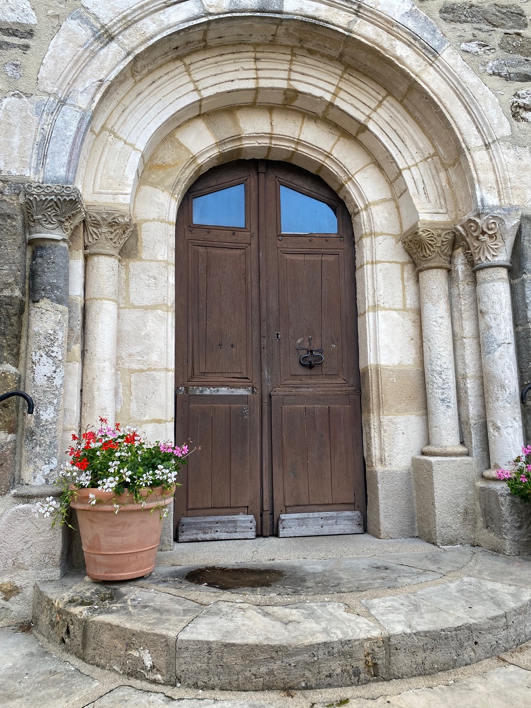 avant-après porte eglise