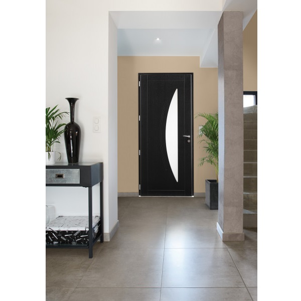 Porte d'entrée Mixte Bois-Alu CONTEMPORAINE