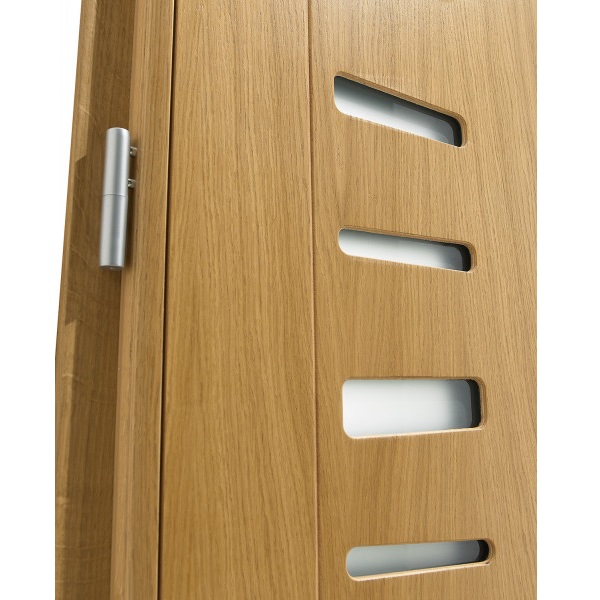 Porte d'entrée Mixte Bois-Alu CONTEMPORAINE