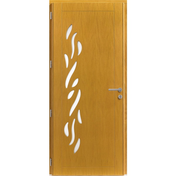 Porte d'entrée Mixte Bois-Alu CONTEMPORAINE