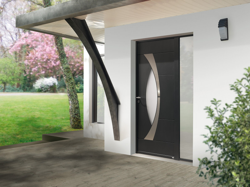 Porte d'entrée Aluminium CONTEMPORAINE