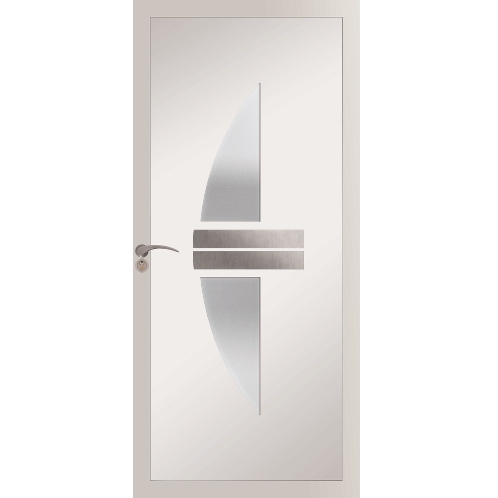 Porte d'entrée PVC Contemporaine