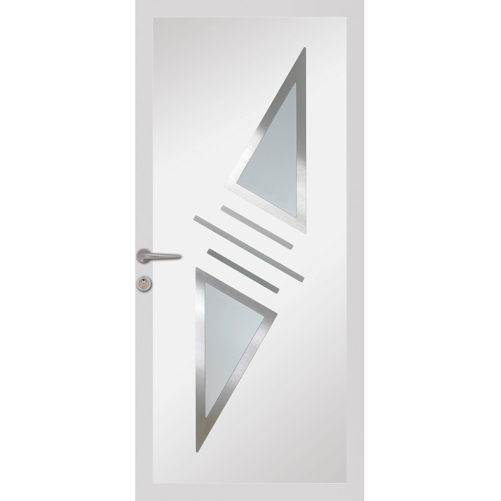 Porte d'entrée PVC Contemporaine