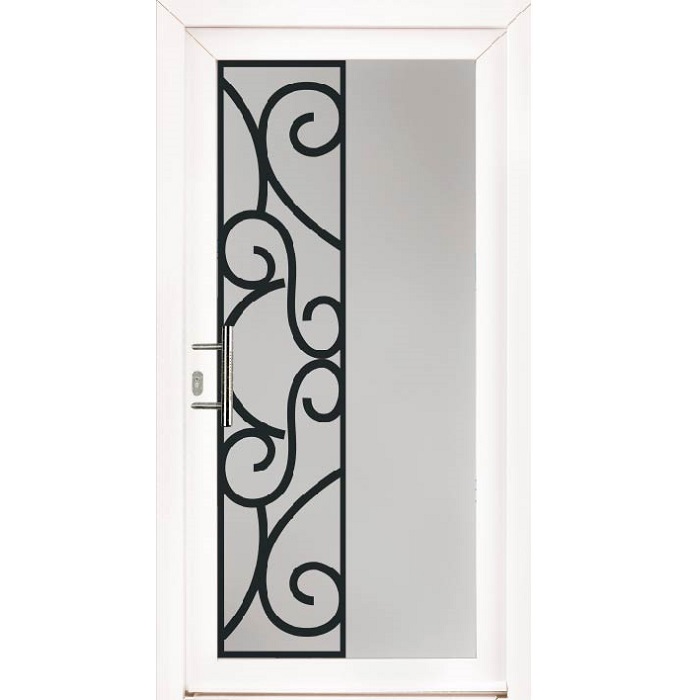 Porte d'entrée PVC Lumineuse