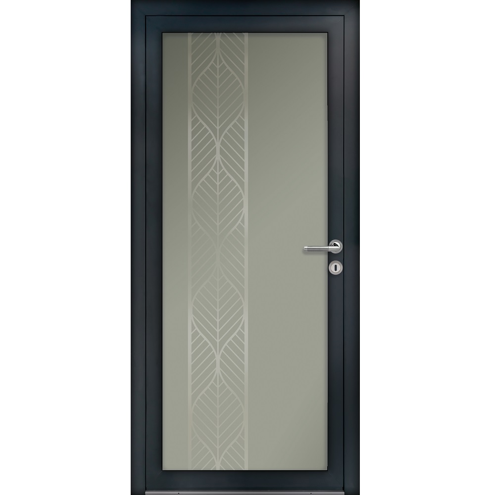 Porte d'entrée PVC Lumineuse
